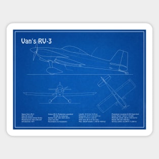 Van’s RV-3 - Airplane Blueprint - AD Magnet